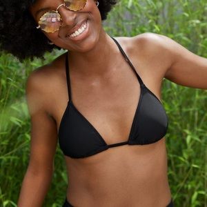aerie triangle bikini top
